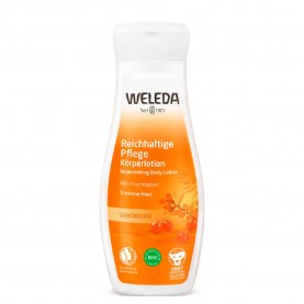 козметика,за,овлажняване,weleda,sea,buckthorn,rich,care,200ml,body,lotion,clear