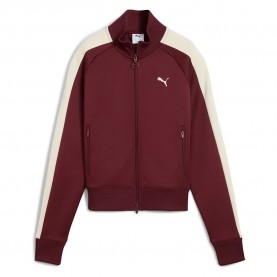блуза,дамски,блузи,puma,t7,always,on,full,zip,sweatshirt,ruby,shimmer,(red)