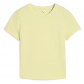 тениска,дамски,тениски,puma,wardrobe,ess,slim,fit,short,sleeve,t,shirt,gold,moon,(yellow)
