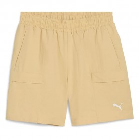 Къси панталони Puma Wardrobe Essential 6´´ sweat shorts - Pebble Path (Yellow) къси,панталони,мъжки,панталони,puma,wardrobe,essential,6´´,sweat,shorts,pebble,path,(yellow)
