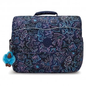 юношеска,раница,раници,kipling,codie,m,18l,junior,backpack,disco,fish,(blue)