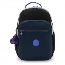 раница,раници,kipling,seoul,college,extra,32l,backpack,true,block,(blue,black)