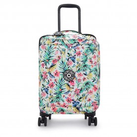 куфари,kipling,spontaneous,s,37.5l,trolley,bag,cocktail,floral,(multicolor)