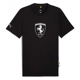 тениска,мъжки,тениски,puma,ferrari,sportswear,tonal,shield,short,sleeve,t,shirt,puma,black,(black)