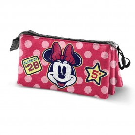 канцеларски,принадлежности,karactermania,disney,minnie,mouse,class,triple,pencil,case,pink,(pink)