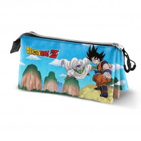канцеларски,принадлежности,karactermania,dragon,ball,goku,piccolo,triple,pencil,case,blue,(blue)