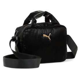 чанта,сакове,puma,up,mini,bag,puma,black,metallic,gold,logo,(black)