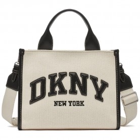 чанта,всички,чанти,dkny,hadlee,small,tote,bag,natural,black,(beige)