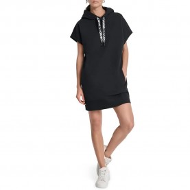 тениска,дамски,тениски,dkny,two,tone,logo,drawcord,sneaker,short,sleeve,t,shirt,black