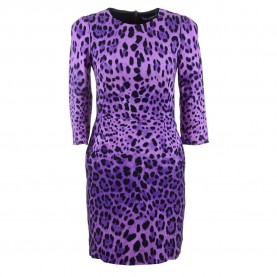 Рокля Dolce & gabbana 745685 long sleeve midi dress - Purple рокля,дамски,поли,и,рокли,dolce,&,gabbana,745685,long,sleeve,midi,dress,purple