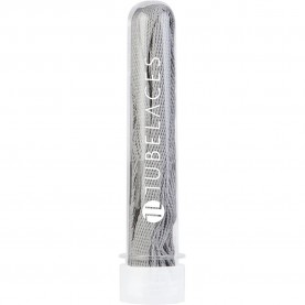 Tubelaces White Flat laces 5 units - Grey (Light Grey) обувни,аксесоари,tubelaces,white,flat,laces,5,units,grey,(light,grey)