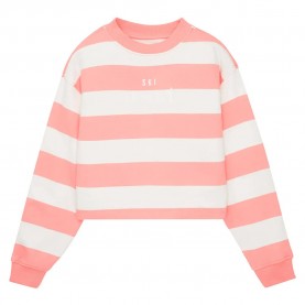блуза,детски,блузи,tom,tailor,1033904,sweatshirt,pink,off,white,bold,stripe,(pink)