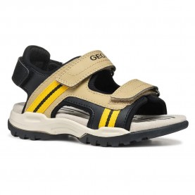 Юношески сандали Geox Borealis Youth Sandals - Beige (Beige / Yellow) юношески,сандали,детски,сандали,и,чехли,geox,borealis,youth,sandals,beige,(beige,yellow)