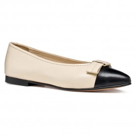 обувки,дамски,обувки,geox,millianee,ballet,pumps,beige,(papyrus,black)