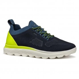 маратонки,мъжки,маратонки,geox,spherica,e,trainers,navy,fluo,yellow,(blue)