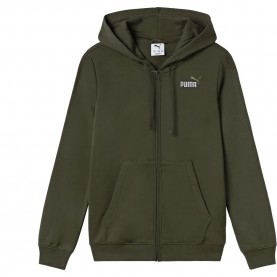 блуза,мъжки,пуловери,puma,2,color,small,logo,full,zip,sweatshirt,dark,olive,(green)