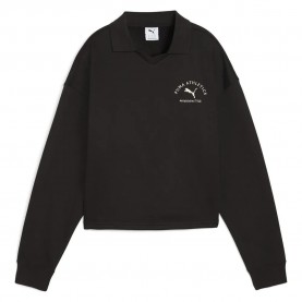 дамски,блузи,с,яка,puma,class,comfort,short,long,sleeve,polo,puma,black,(black)