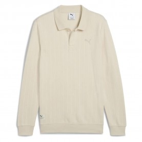 мъжки,блузи,с,яка,puma,class,long,sleeve,polo,alpine,snow,(beige)