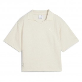 дамски,блузи,с,яка,puma,class,pinnacle,relaxed,fit,short,sleeve,polo,alpine,snow,(beige)