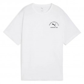 Тениска Puma Class Relaxed Fit short sleeve T-shirt - PUMA White (White) тениска,дамски,тениски,puma,class,relaxed,fit,short,sleeve,t,shirt,puma,white,(white)