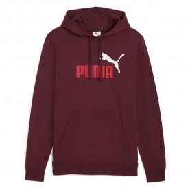 Суичър Puma ESS 2 Color No 1 Logo hoodie - Ruby Shimmer (Red) суичър,мъжки,пуловери,puma,ess,2,color,no,1,logo,hoodie,ruby,shimmer,(red)