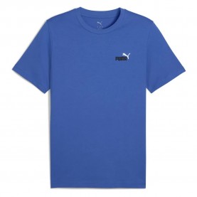 Тениска Puma Ess 2 Color Small Nº1 Logo short sleeve T-shirt - Blue (Mountain Blue) тениска,мъжки,тениски,дамски,тениски,puma,ess,2,color,small,nº1,logo,short,sleeve,t,shirt,blue,(mountain,blue)