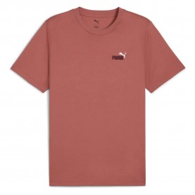 тениска,мъжки,тениски,puma,ess,2,color,small,nº1,logo,short,sleeve,t,shirt,exotic,red,(red)