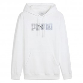 Суичър Puma ESS Logo LAB hoodie - PUMA White (White) суичър,мъжки,пуловери,puma,ess,logo,lab,hoodie,puma,white,(white)