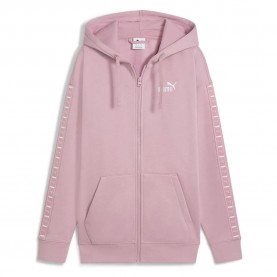 блуза,дамски,блузи,puma,ess,tape,relaxed,fit,full,zip,sweatshirt,poised,pink,(pink)