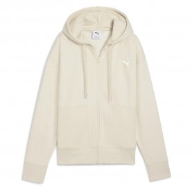 блуза,дамски,блузи,puma,her,relaxed,fit,full,zip,sweatshirt,alpine,snow,(beige)