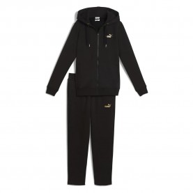 анцуг,дамски,анцузи,puma,metallic,tracksuit,puma,black,(black)