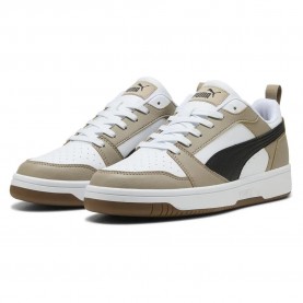 маратонки,мъжки,маратонки,puma,rebound,v6,low,trainers,puma,white,puma,black,ice,coffee,(white)