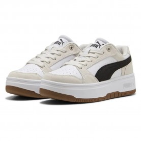 маратонки,дамски,маратонки,puma,rebound,low,sd,trainers,puma,white,puma,black,frosted,ivory