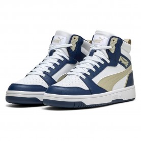 маратонки,мъжки,маратонки,puma,rebound,v6,trainers,puma,white,desert,dust,persian,blue,(white)