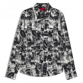 мъжки,ризи,hugo,ermo,shirt,black,grey,(natural)