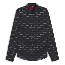 мъжки,ризи,hugo,ermo,shirt,black