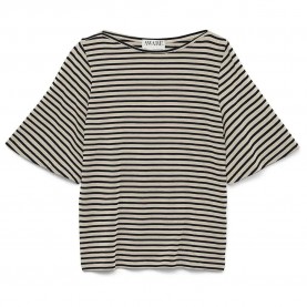 дамски,блузи,дамски,ризи,vero,moda,awfiona,short,sleeve,blouse,beige,(birch,dark,sapphire)