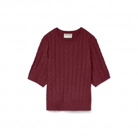 блуза,дамски,пуловери,дамски,плетени,дрехи,vero,moda,awlorella,2,4,sweater,zinfandel,(red)