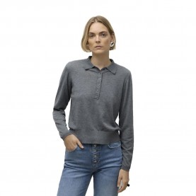 блуза,дамски,пуловери,дамски,плетени,дрехи,vero,moda,awsikita,sweater,medium,grey,melange,(grey)