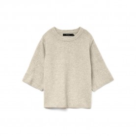 блуза,дамски,пуловери,дамски,плетени,дрехи,vero,moda,boom,2,4,sweater,birch,melange,(beige)