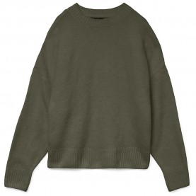 блуза,дамски,пуловери,дамски,плетени,дрехи,vero,moda,boom,sweater,green,(grape,leaf,melange)