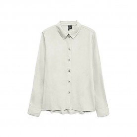 риза,с,дълъг,ръкав,дамски,блузи,дамски,ризи,vero,moda,bumpy,long,sleeve,shirt,snow,white,(white)