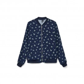 яке,дамски,якета,и,палта,vero,moda,coco,aop,bomber,jacket,blue,(navy,blazer,flowers)