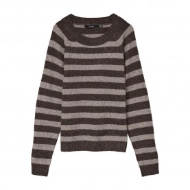 блуза,дамски,пуловери,дамски,плетени,дрехи,vero,moda,doffy,sweater,chocolate,torte,w,moon,rock