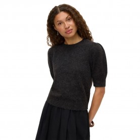 блуза,дамски,пуловери,дамски,плетени,дрехи,vero,moda,doffy,2,4,sweater,chocolate,torte,black,melange,(black)
