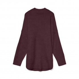 блуза,дамски,пуловери,дамски,плетени,дрехи,vero,moda,plaza,high,neck,sweater,winetasting,melange