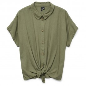 риза,с,къс,ръкав,дамски,блузи,дамски,ризи,vero,moda,thea,short,sleeve,shirt,deep,lichen,green,(green)