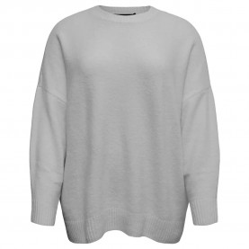 блуза,дамски,пуловери,дамски,плетени,дрехи,vero,moda,curve,boom,sweater,light,grey,melange,(grey)