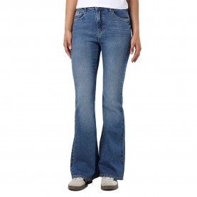 дънки,дамски,панталони,noisy,may,kareen,flare,leg,fit,az436mb,high,waist,jeans,medium,blue,denim,(blue)