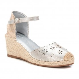 Xti 143966 Wedge Espadrilles - Silver (Silver) дамски,еспадрили,xti,143966,wedge,espadrilles,silver,(silver)